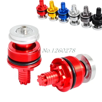 

Motorcycle CNC Preload Adjuster Fork Bolts For Yamaha R25 2013 2014 R3 2015 2016 Motocross Enduro Supermoto Dirt Bike