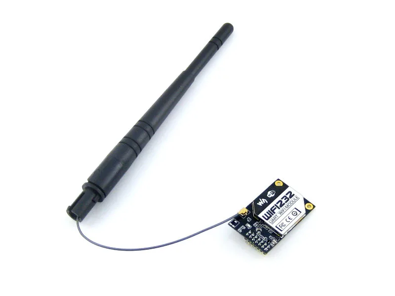 

WIFI232-B UART to WIFI Converter with External Antenna Wireless Module Transceiver Evaluation Development Board Kit