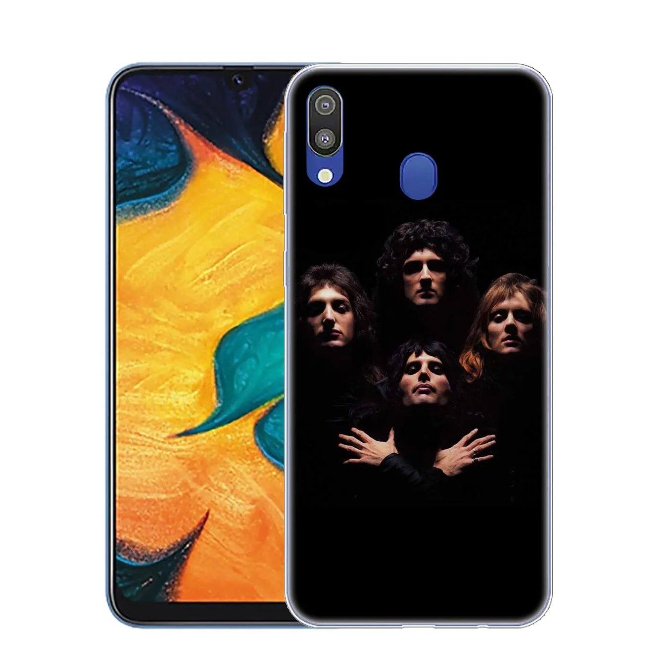 Жесткий прозрачный чехол для телефона Lavaza Queen Rock Group Samsung Galaxy A10 A20 A30 A40 A50 A60 A70 M10 M20 M30