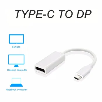 

Type-c To Mini DisplayPort Cable 4K HD USB-C to Mini DP Converter Adapter For Macbook Tablet for Mobile Phone
