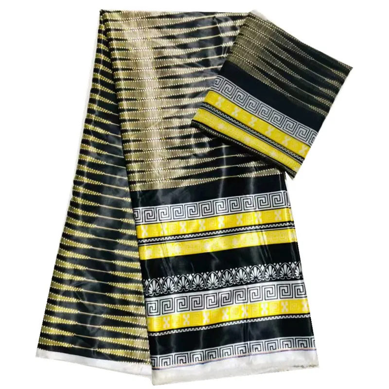 Черно-красная шелковая атласная ткань, Африканский воск, стильная шелковая ткань с принтом, шифоновая блузка для вечернего платья