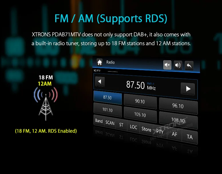 Top 7" Car DVD radio for Skoda Fabia 2007-2014 & Fabia Com2006-2015 with Built-in Vehicle Standard DAB+ Modulebi 2008-2014&Roomster 7
