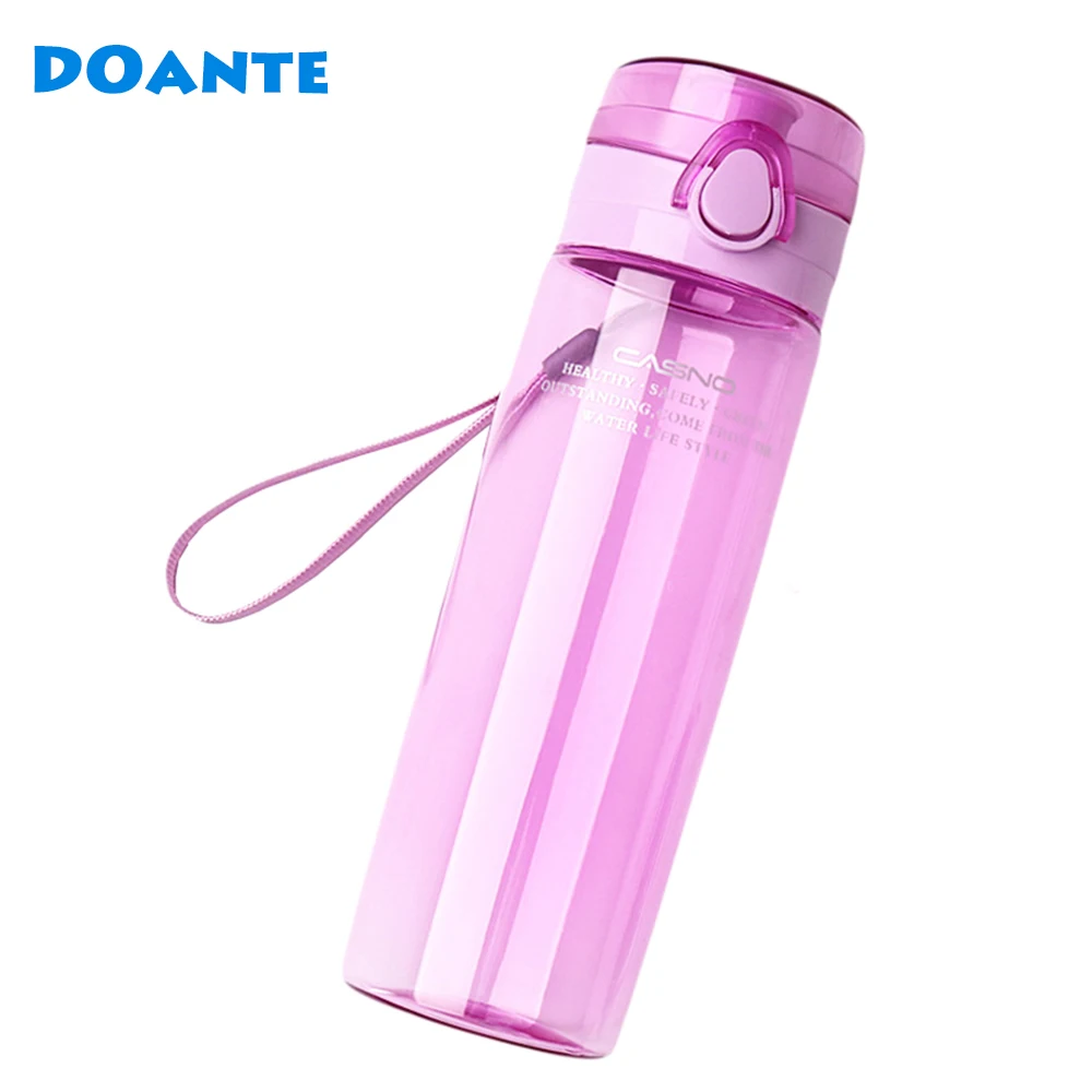 DOANTE Brand 650ml My Favorite Bottle BPA Free Plastic Sports Water