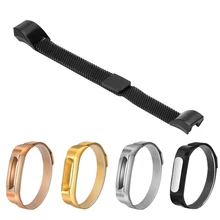 Нержавеющая сталь ремешок Магнитная застежка металлический wristframe ремешок защитной оболочки Смарт Браслет для Xiaomi Mi группа 1A и 1S