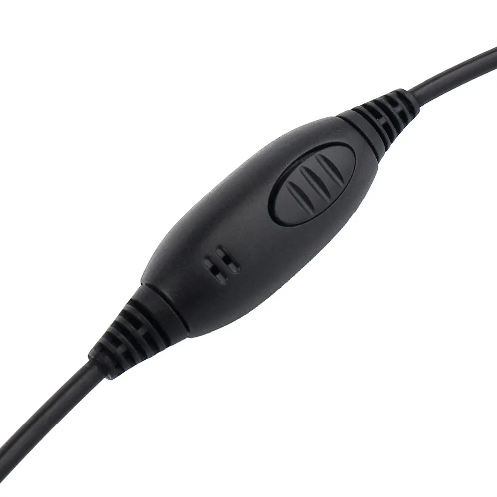 Черный 2 Pin PTT микрофон наушники гарнитура для Motorola GP 300/88/2000 PRO1150 SLS 1110 Ham Радио Walkie
