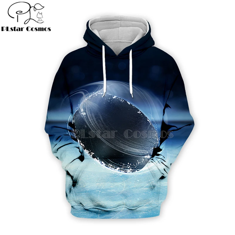 

PLstar Cosmos sport puck ice hockey 3D Print Hoodies/Sweatshirt/Jacket/shirts Tees Men Women Galaxy Unisex streetwear -7