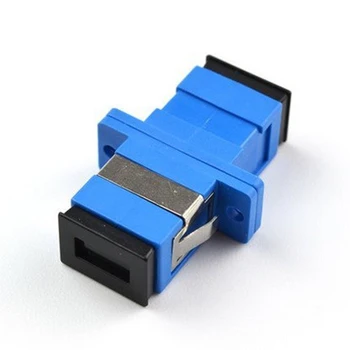

SC-SC Single Flange SC Fiber Coupler Flange Optical Fiber Connector Adapter In Telecom Level Communication Converter