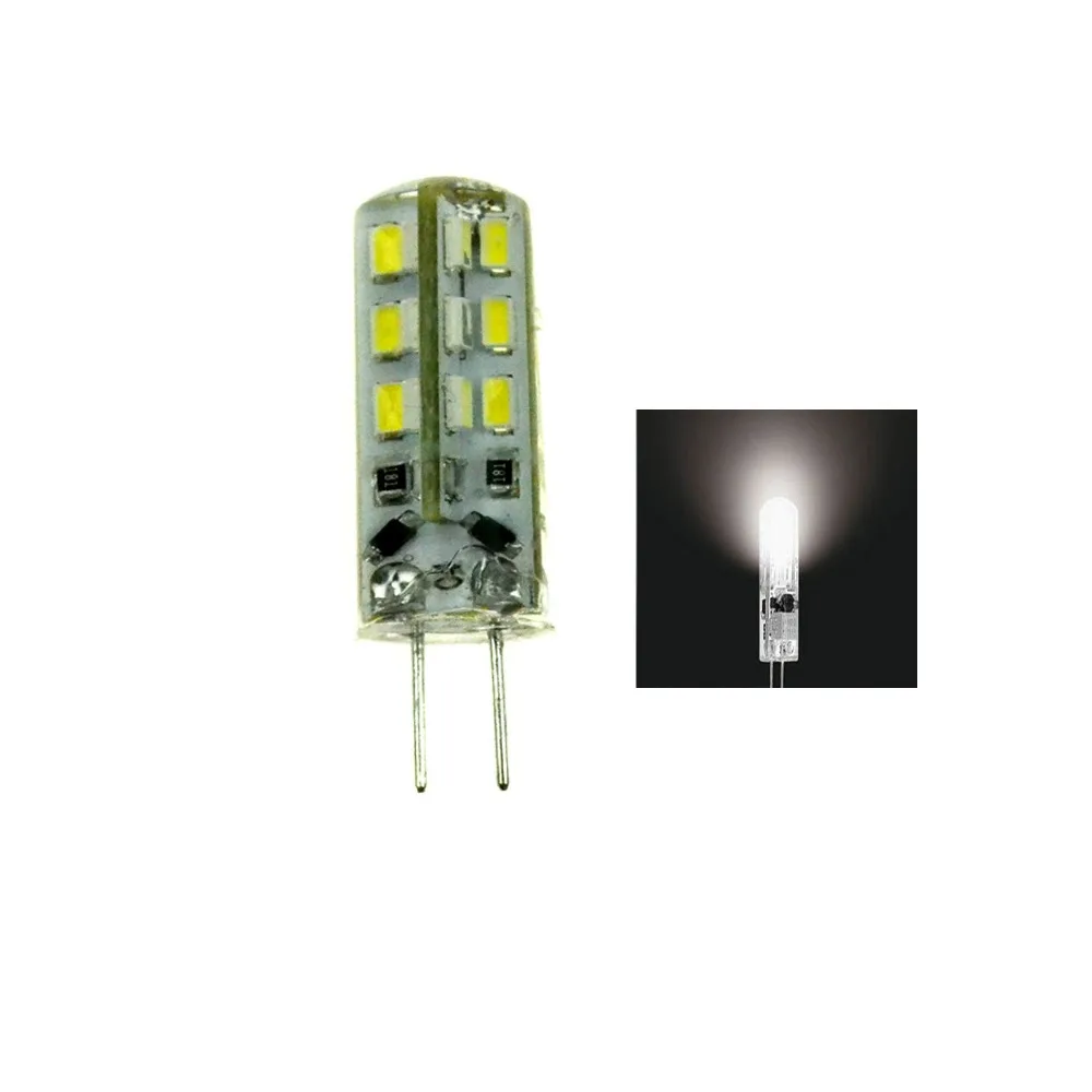 3014 SMD 교체 할로겐 램프 전구, 냉/온백색 조명, G4, 3W, 24LED, 12V, 110V, 220V, 10 개/로트