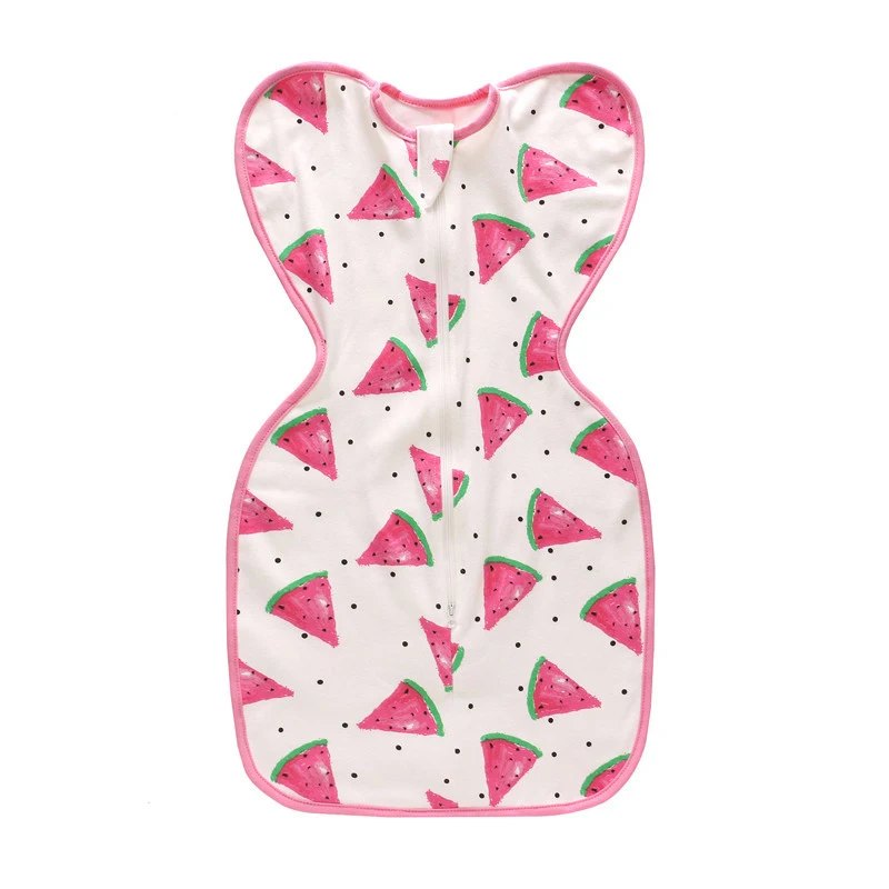 

0-6M Newborn Toddler Baby Swaddle Zipper Cartoon Baby Sleepsacks Baby Sleeping Anti-cool Sleeping Bag