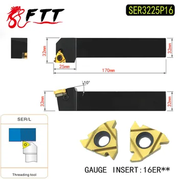 

SER3225P16 External Threading Tools Lathe Index Threading Turning Tool Holder For 16ER AG60 Insert Right Hand