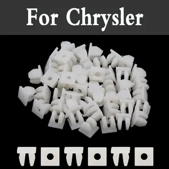 

100pcs White Car Bumper Rivet Retainer Push Engine Cover Fender Screw For Mitsubishi Mirage Montero Sport Outlander Pajero Space