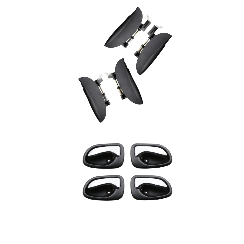 

8PCS A SET INTERIOR AND EXTERIOR DOOR HANDLE FOR HYUNDAI ATOS 01 / ATOS PRIME 01- / VISTO 01-