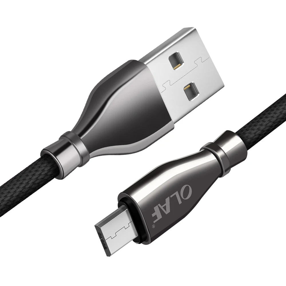 Металлический кабель OLAF usb для зарядки Micro USB зарядный передачи данных провод Samsung