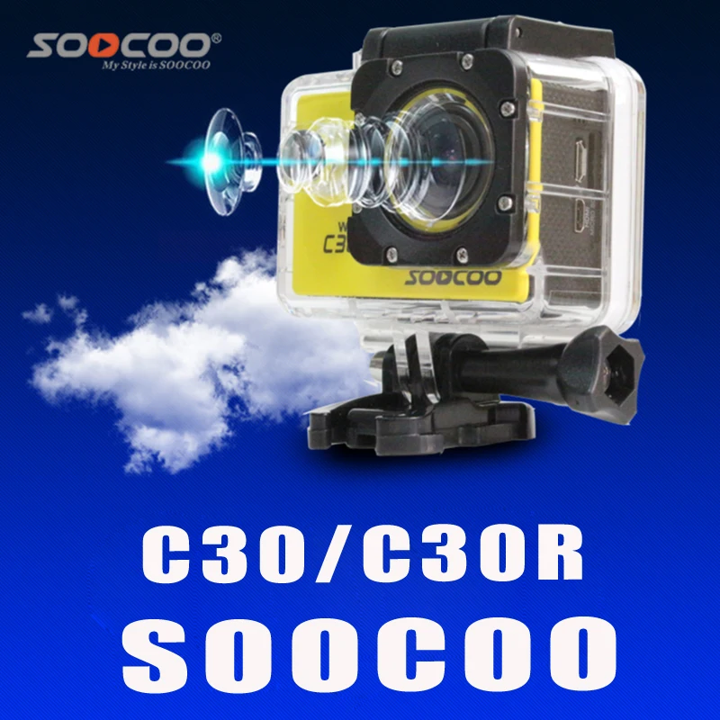  Action Sport Waterproof Camera SOOCOO C30 / C30R  NTK96660 20MP 4K Wifi 1080P/60FPS Go Underwater HD Bike Outdoor pro Camera Cam 