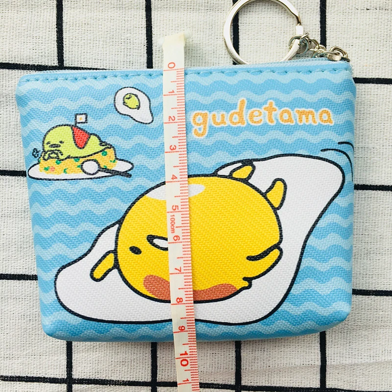 IVYYE 1 шт. Kawaii gudetama аниме PU портмоне мультфильм мягкая сумка для монет кошелек для хранения ключей подарок