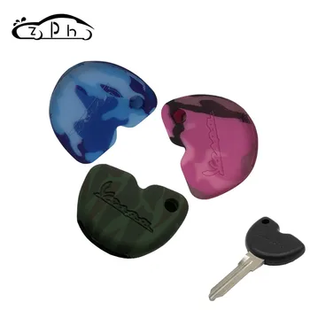 

Silicone Motor Key Case Cover For Vespa Enrico Piaggio GTS300 946 LX150 fly 125 150 RA1 3vte Gts 200 motorcycle keys Shell Pink