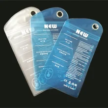 Плавание Серфинг Водонепроницаемый мешок рафтинг Дрифтинг телефон карты сухой мешок для сотовый телефон мобильный телефон ID карты/500 шт