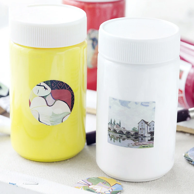 46pcs/lot Art Gallery Decorative Adhesive Stickers School Stationery Papeleria Craft DIY Scrapbooking Sticker Gifts|Канцелярские