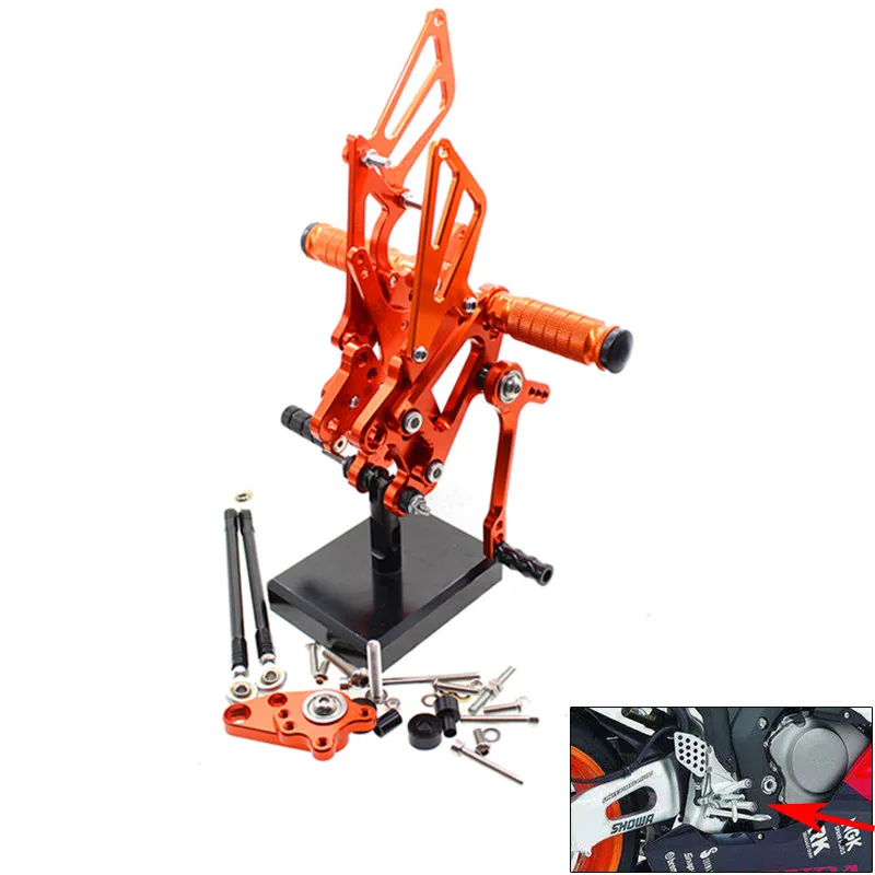 CNC ногой фары для мотоцикла пьоли Resto Pedali pedane сзади для Honda CBR CBR600RR 600RR 2003-2006 2004 2005
