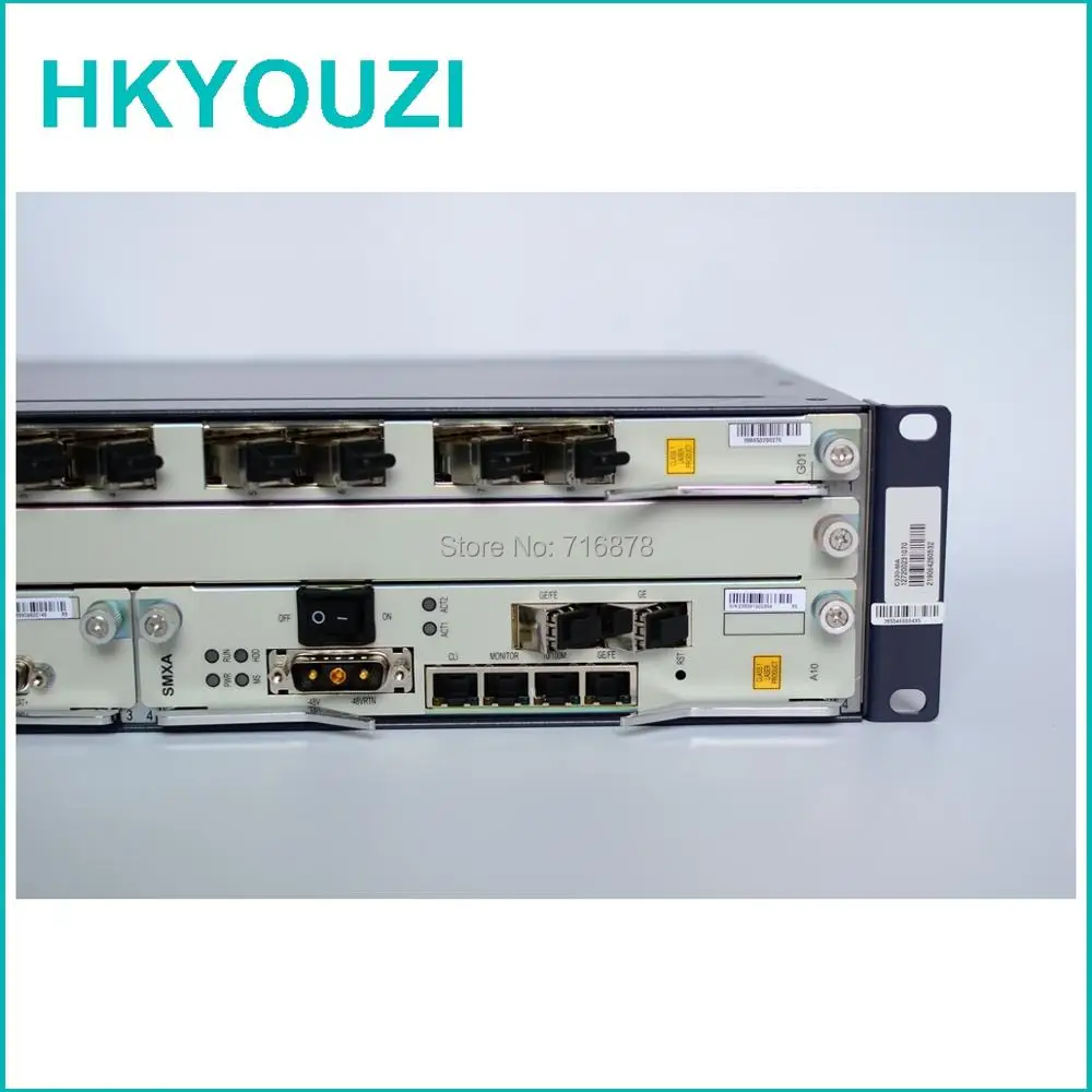 В наличии ZXA10 C320 OLT AC + 1 шт. GTGO SMXA/1 карта * с 4 портами 1G uplink PRAM DC power 8 SFPs|zxa10 c320|olt c320 |