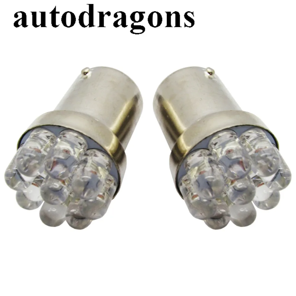 Autodragon 50 шт. 9 * Светодиодный флюс чип AC 12 в различные цвета 1156 Ba15s #89 lager Bayonet Base Flasher
