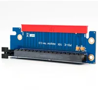 זווית ישרה אקספרס PCI 16x Riser Card PCIe Graphics כרטיס PCI-E כרטיס היגוי 90 מעלות זווית ישרה Riser מתאם כרטיס 1U 2U המארח (3)