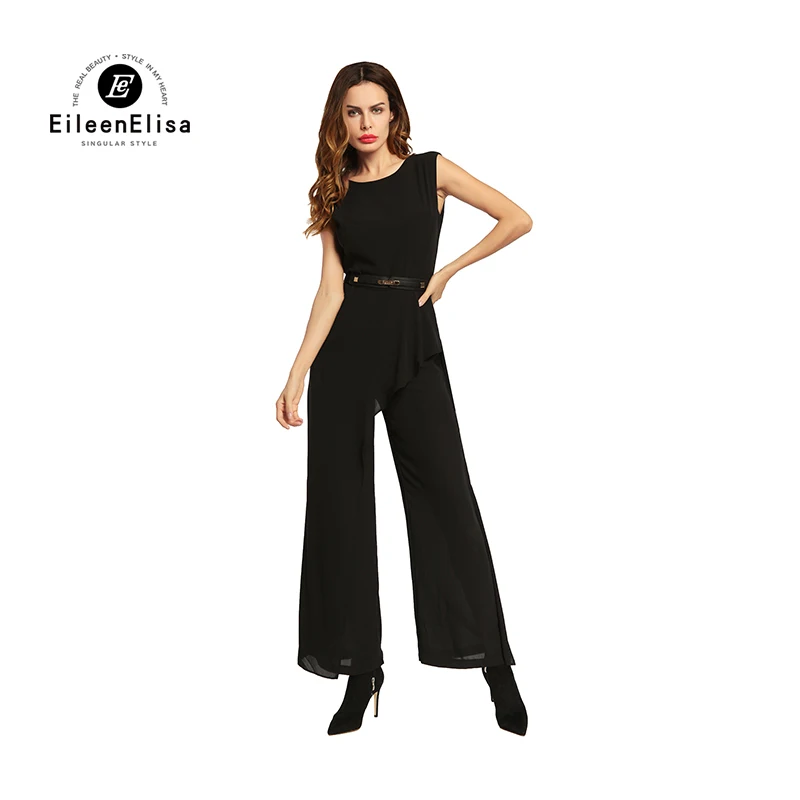 

Black Jumpsuit Pants 2017 New Summer Fashion Rompers Women Jumpsuits