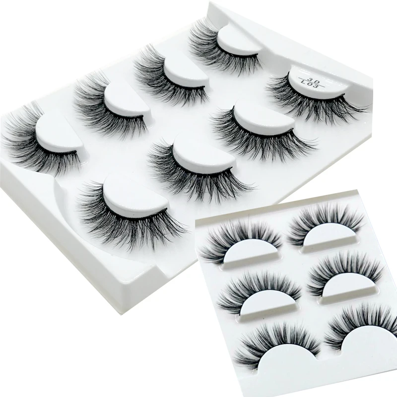 

HBZGTLAD 7 pairs natural false eyelashes fake lashes long makeup 3d mink lashes eyelash extension mink eyelashes for beauty
