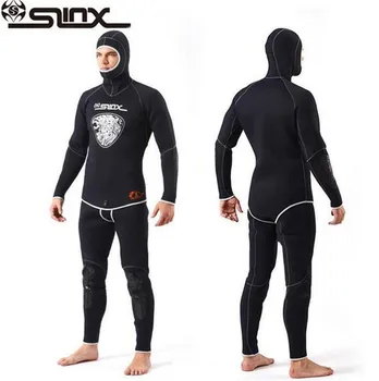 

SLINX 5mm Neoprene Wetsuit Winter Warm Two-Piece Suit Swimwear For Scuba Diving Spear Fishing Fishermen Snorkeling