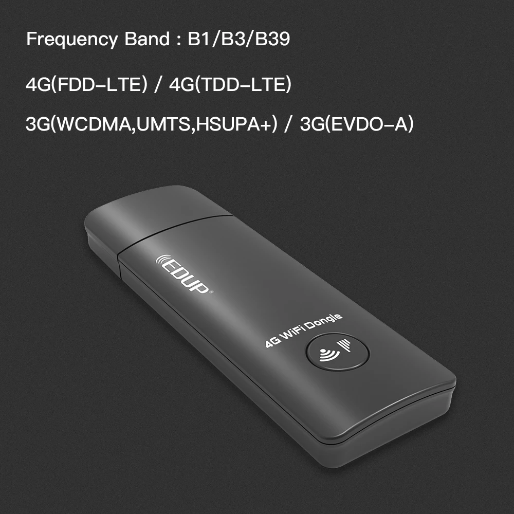  EDUP 150Mbps 4G USB WiFi Dongle LTE Universal USB Modem Support 3g/4g Nano Sim Card for Desktop Not