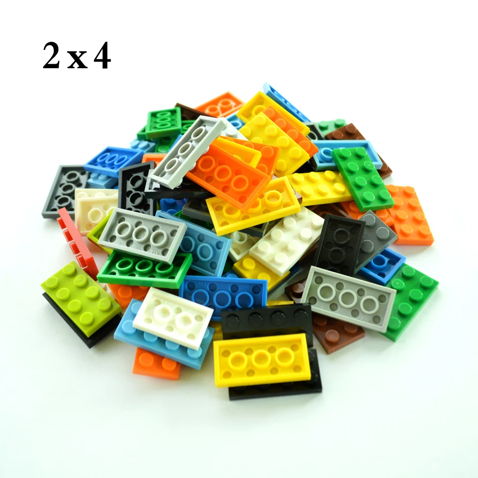 Умная пластина 2X4 Строительные блоки MOC части DIY логотип развивающие творческие игрушки Совместимые основные бренды 3020 игрушки 85 шт./лот