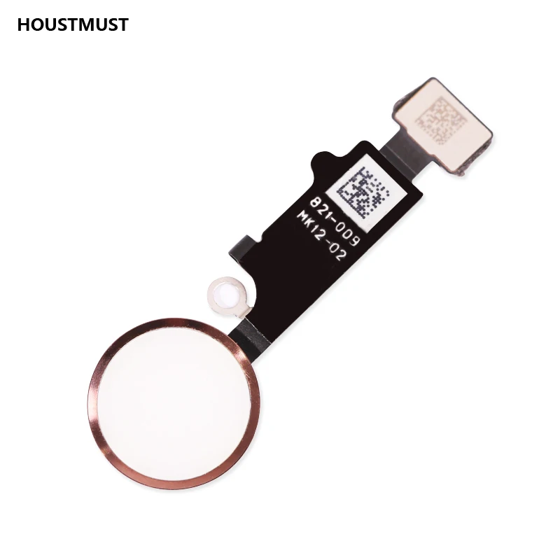 Бренд HOUSTMUST 1 шт. кнопка Home с гибким кабелем для iPhone 7 7 PLUS черный/белый/золотой домашняя Гибкая сборка