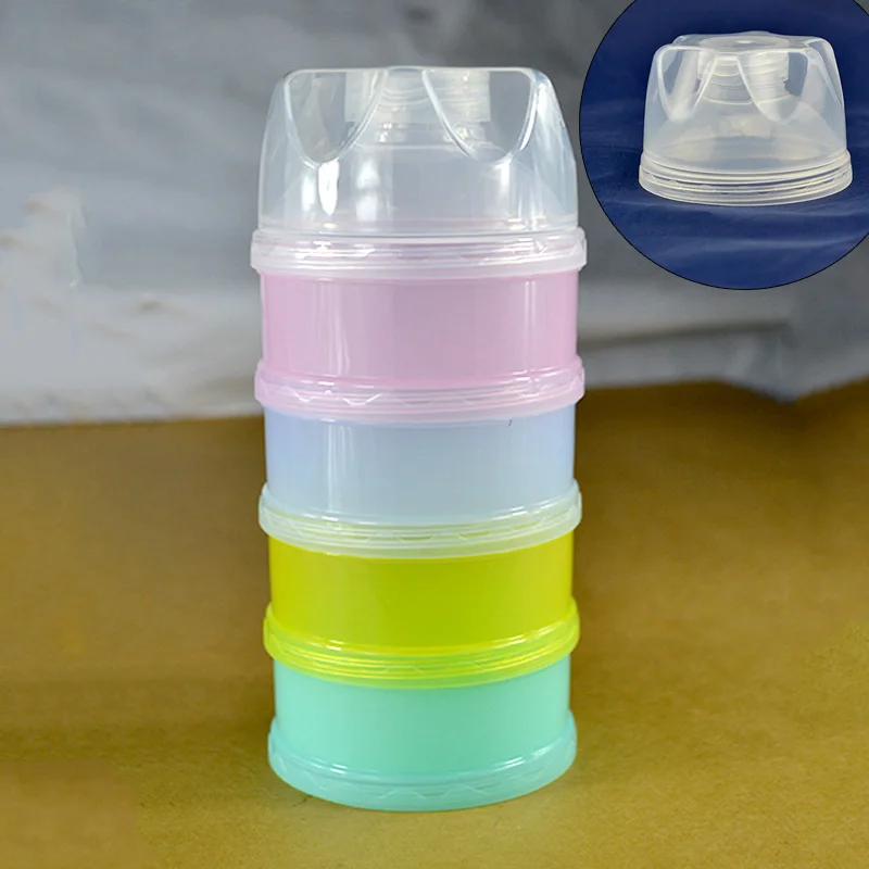 Коробка для сухого молока высокое качество Кормление портативный Четырехслойный дорожный контейнер для хранения детское питание молоко бутылка для воды контейнер полезный
