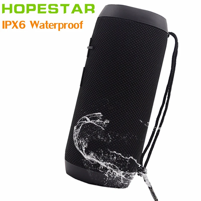 

HOPESTAR Bluetooth Speakers WaterProof Portable Column Music Box Subwoofer Stereo Combination speaker For Computer xiaomi&Huawei