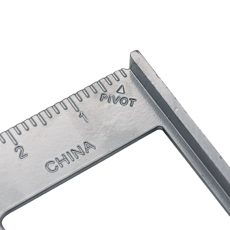 QSTEXPRESS 7" Triangle Square Ruler Aluminum Alloy Speed Square Protractor Miter For Carpenter Measurement Tool