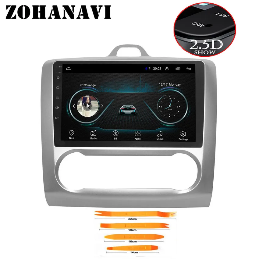 

ZOHANAVI 2.5D Screen Android Car dvd gps For Ford Focus 2004 2005 2006 2007 2008 2009 2011 radio Autoradio Multimedia player