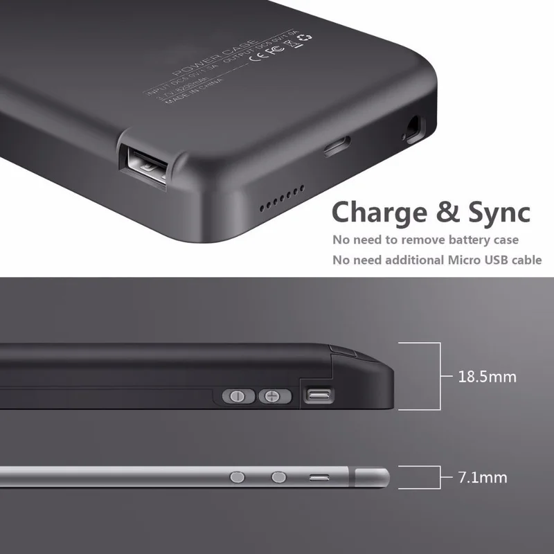 NENG Hot High Capacity 4200mAh Battery Case for iPhone 5 5C 5S SE Portable Fast Charger Backup External Power Bank