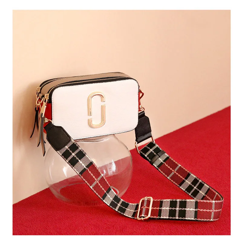 

Designer Small Handbag Luxury Women Bags Messenger Mini Hit Color Bag High Quality Genuine Leather Shoulder Bags Double Zipper