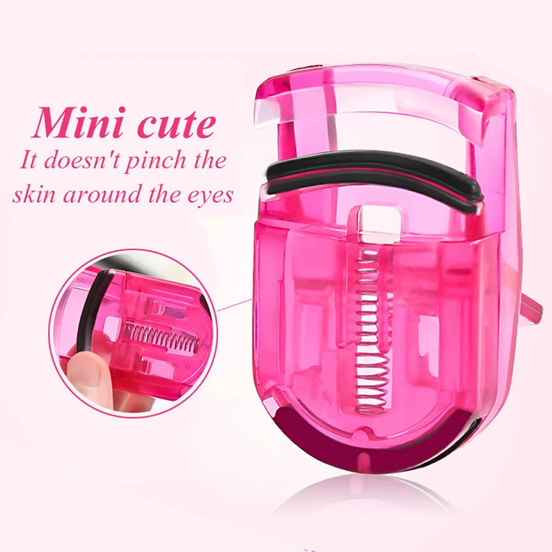 Cute Mini Eyelash Curler Portable False Eyelash Assist Natural Curling