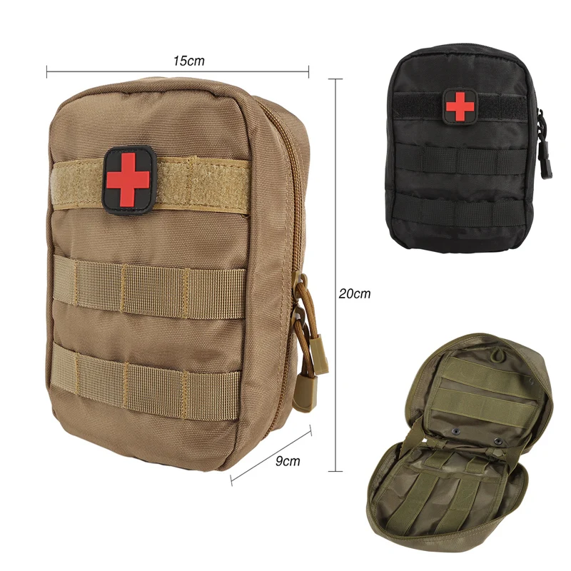 

Outdoor Survival Tactical Medical First Aid Kit Molle Medical EMT Cover Emergency Military Package Hunting Utility Belt Bag Hot