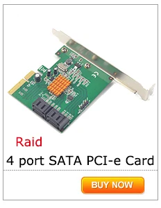 SATA 3 pci e pcie ssd контроллер pcie ssd SATA адаптер 4 PCI express SATA port multiplier карты чип Marvell 88SE9215 низкий профиль