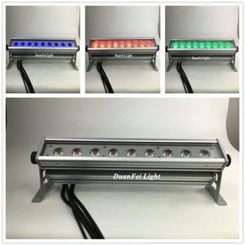 

16pieces Outdoor led bar dj wash led washer light 9x9w rgb dmx led wall washer bar