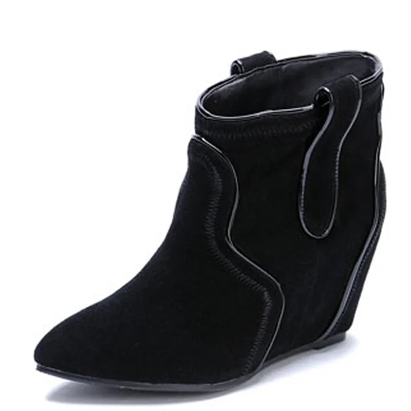 ENMAYER   increased comfort women's boots cowhide boots fashion boots classic wild