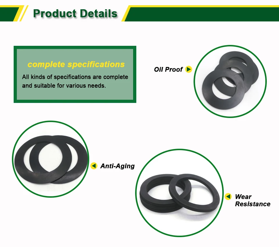 LUJX-R толщина 3 мм уплотнительное кольцо фланец плоская прокладка черный NBR резиновый уплотнительный Тип шайбы водонепроницаемые простые шайбы DN600/700/800/900