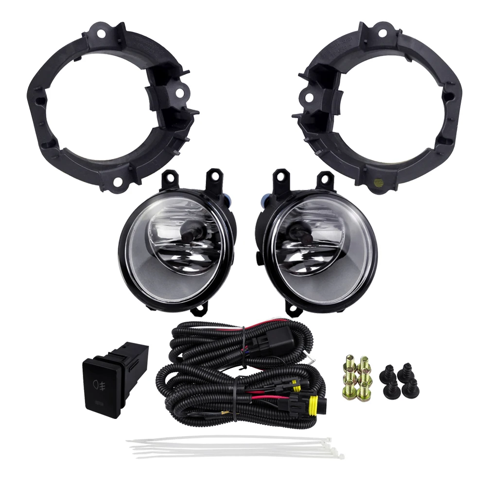 

For TOYOTA COROLLA FIELDER 2009 Fog Light Assembly Car Lights ABS Plastic 4300K Yellow 12V 55W Halogen Lamp Accessories