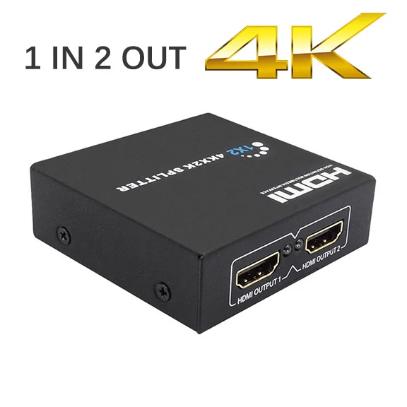 1080 P HDCP HDMI Разделение тер 1X2 Разделение 1 вход 2 выходной усилитель двойной Дисплей HDMI коммутатор для HDTV DVD STB Xbox - Цвет: 1IN2 4K