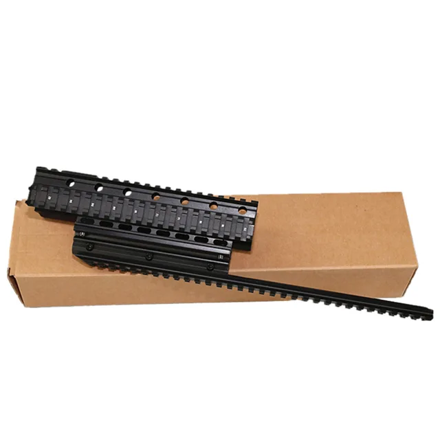 AK long fish bone Saiga 12 Tactical Long Handguard Quad Rail System