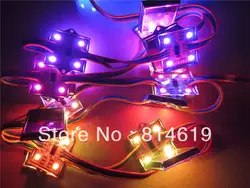 Rgb led светодиодный модуль табло Освещение 4 LED SMD 5050 ws6803 Водонепроницаемый 3 года гарантии 100 шт./лот