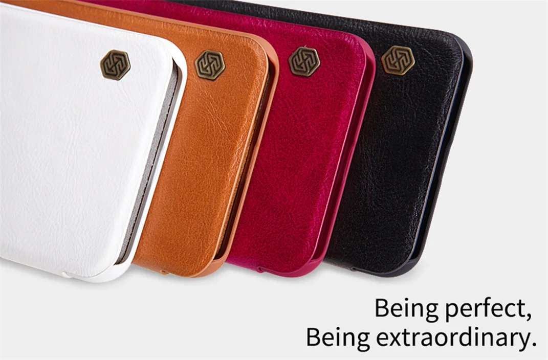 iphone 8 plus wallet case For iphone 7 8 Flip Case iphone 7+ 8+ PLUS Cover Nillkin Qin Vintage Leather Card Pocket Flip Cover For iphone 8 Phone Bags iphone 8 leather case