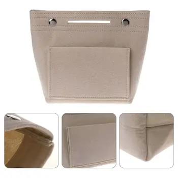 

Portable Felt Fabric Insert Handbag Tote Wallet Umbrella Purse Organizer Cosmetic Travel Bag